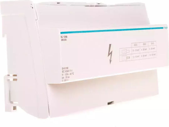 Hager Bloc de distribuție a energiei cu bare 4P 125A KJ125B