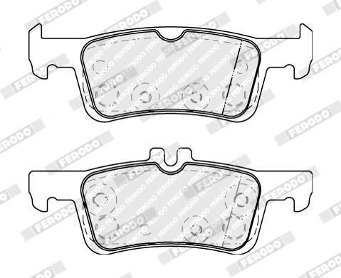 Ferodo Fdb5130 Brake Pad Set Disc Brake