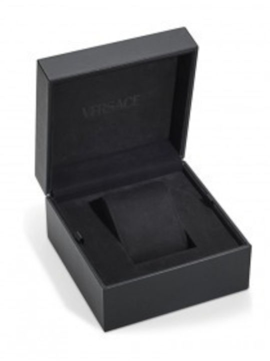 Versace Women's Watch with Burgundy Metal Bracelet
