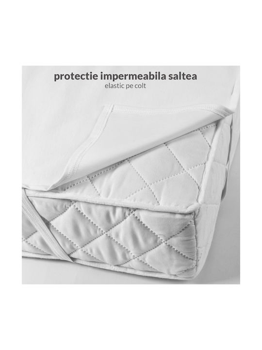 Kidizi Seturi de cearșafuri pentru bebeluși Pentru Patut Bumbac cu Cauciuc Albe 90x50buc