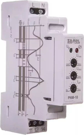 Zamel Phase Power Relay 10A 230V