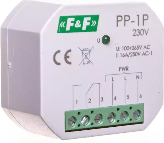Electromagnetic relay Pp-1p 230v