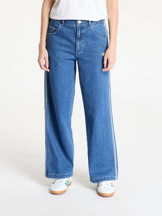 Adicolor Denim 3 Stripes Track Pants Damenjeans Indigo Denim