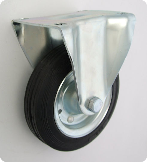 Zabi Räder aus Gummi mit Bremse 160x30mm
