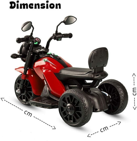 Kids Motorbike Inspired Electric 6 Volt White