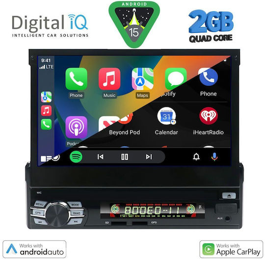 Digital IQ Автомобилна Аудио Система 2008-2012 (Bluetooth/USB/AUX/Wi-Fi/GPS/Apple CarPlay/Android Auto) с Touch Screen 7"