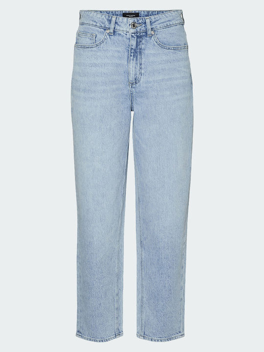 High Waist Women's Jean Trousers in Mom Fit