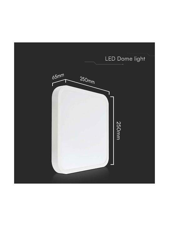 V-TAC Τετράγωνο Εξωτερικό LED Panel 48W με Ψυχρό Λευκό Φως 6500K