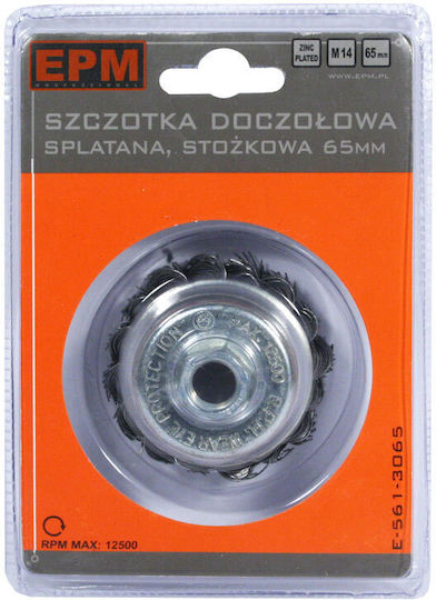 EPM E-561-3065 Συρματόβουρτσα Εργαλείου με Κοτσίδες 65mm