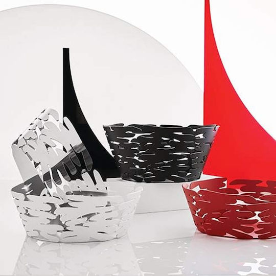 Alessi Φρουτιέρα Inox Μαύρη 21x10εκ.