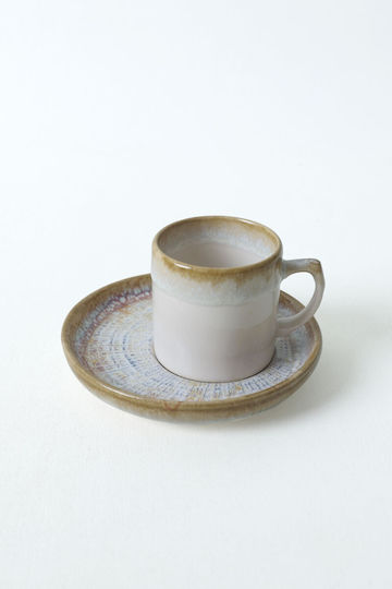 Aithrio Set Căni Maro De ceramică 110ml 12buc