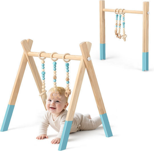 Costway Holz Baby-Spieldecken und -Gyms Aktivitätszentrum für 3+ Monate
