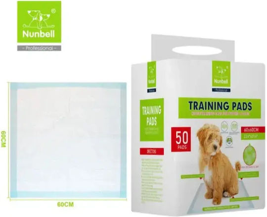 Nunbell Pet Dog Floor Diapers 60x60cm - 60cm 50pcs