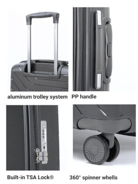 Nautica Medium Hard Gray Suitcase Nautica Medium Hard Gray Suitcase