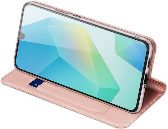 Dux Ducis Skin Pro Wallet Leather / Silicone Pink (Galaxy A17)