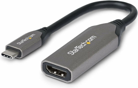 StarTech 112B-USBC-HDMI21 Конвертор UHF мъжки към HDMI женски Сив