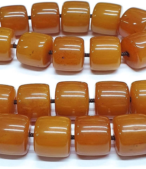 Roloi Komboloi Resin Worry Beads with 23 Beads Honey 33cm