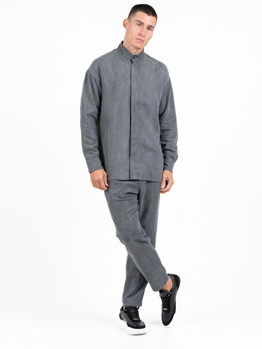 Overshirt Дълъг ръкав Риза Anthracite