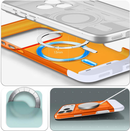 Spigen Classic C1 Задна корица Пластмаса / Силикон Оранжев (iPhone 17 Pro)
