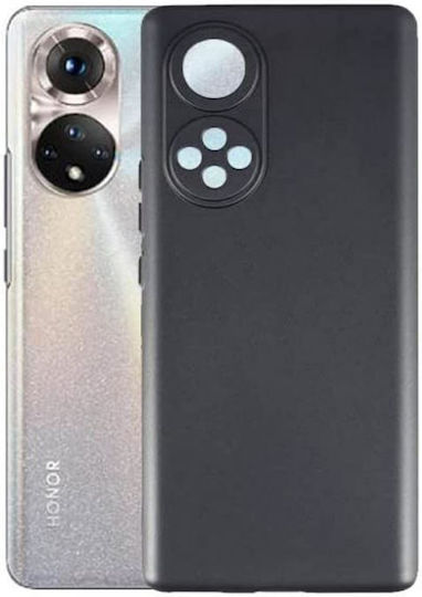 Senso Liquid Umschlag Rückseite Silikon Schwarz (Huawei Nova 9 / Honor 50 5G / Ehre 50)