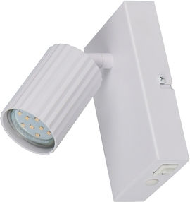 Trio Lighting Soka Single Spot with Socket GU10 in White Color