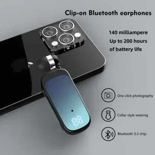 Takemore TM-K65 In-ear Bluetooth Handsfree Ακουστικό Μαύρο