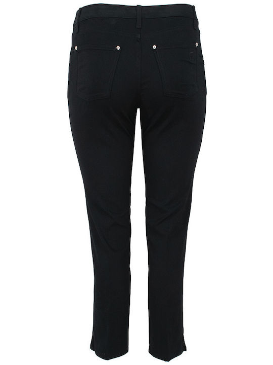 Damen Stoff Hose Black