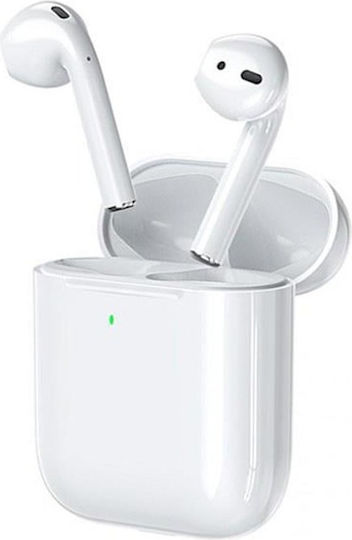 Proda PD-BT220 Earbud Bluetooth Handsfree Ακουστικά Λευκά