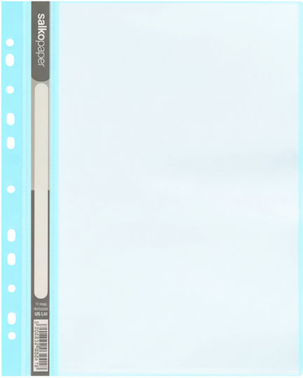 Folder With 20 Integrated Plastic Sleeves