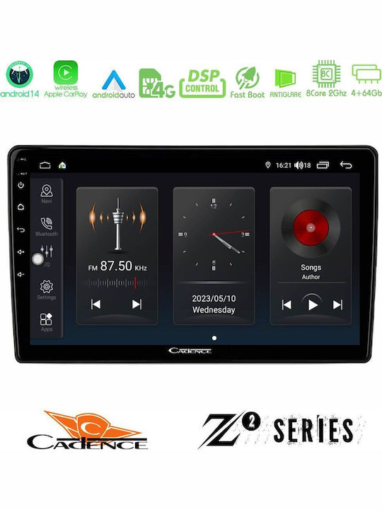 Bizzar Car Audio System for Mazda CX-7 2007-2011 (Bluetooth/USB/WiFi/GPS/Apple-Carplay/Android-Auto) with Touch Screen 9"