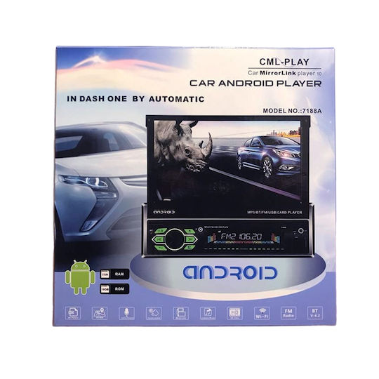 Автомобилно Радио 1 DIN (Bluetooth/USB)