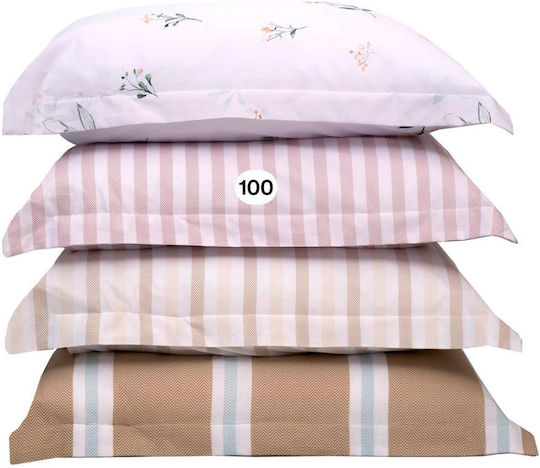 Anna Riska Sheet Double with Elastic 140x200+25cm. Mix & Match 100 Pink