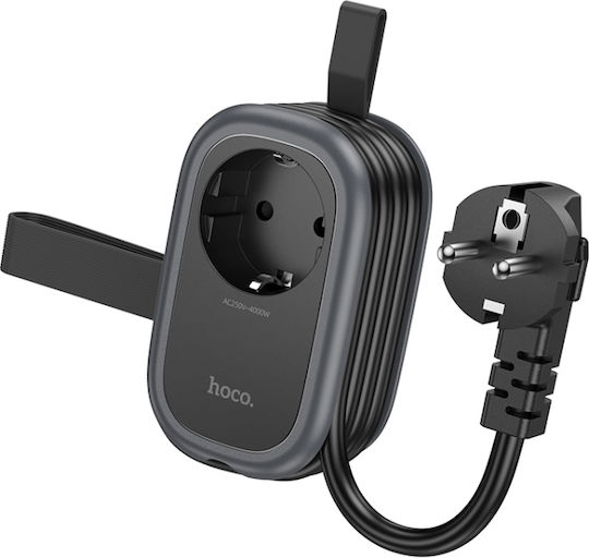 Hoco Steckdosenleiste mit Überspannungsschutz mit USB-A und USB-C