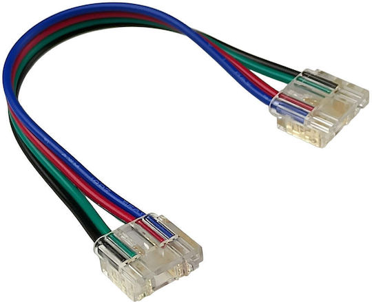 Eurospot Σύνδεσμος Ταινίας Led Cob Rgb Καλωδιακός Δύο Άκρων Eu4956