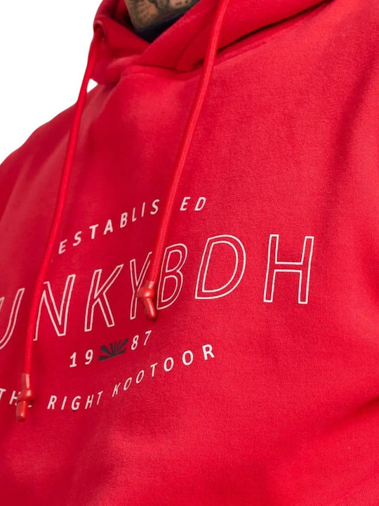 Sweatshirt mit Kapuze Crimson Red