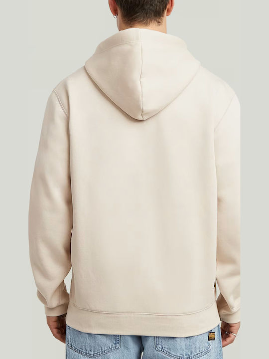 G-Star Raw Core Cardigan Whitebait With Hood
