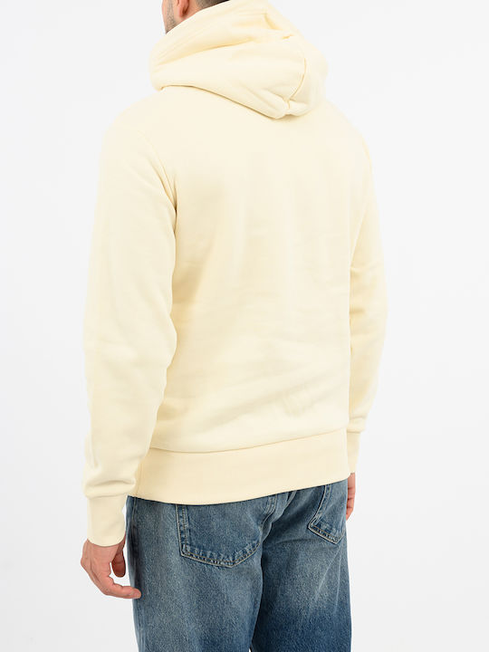 Shield Sweatshirt with Hood Cream
