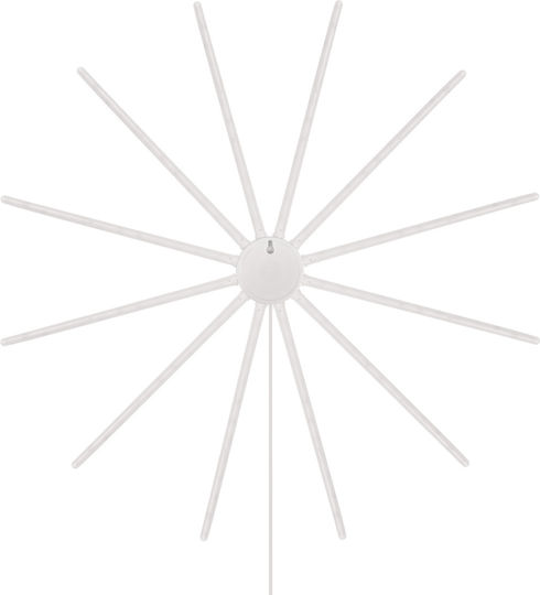 Rebel Plastic Illuminated Christmas Decorative Star 59.5x59.5x59.5cm