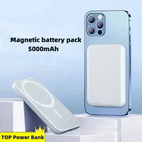 Pavareal 103243 MagSafe Power Bank 5000mAh 5W Λευκό