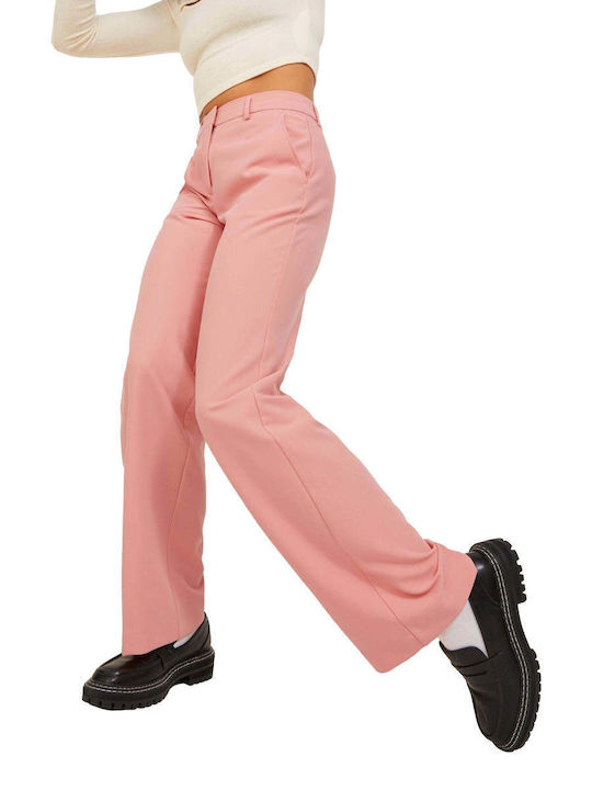 Women's Fabric Trousers Coral Haze
