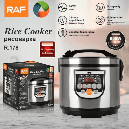 Raf Rice Cooker 700W with Capacity 5lt
