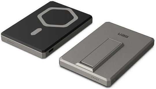 UAG Тънка Магнитна Външна Батерия MagSafe 5000mAh 20W с USB-C Изходен Порт Power Delivery / Бързо Зареждане Сива