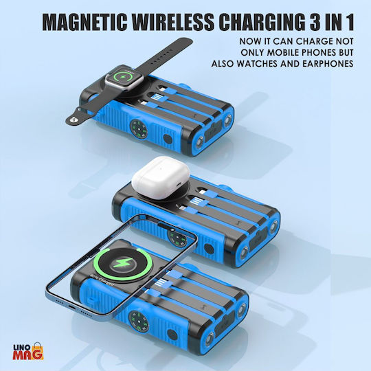Linomag Solar Power Bank 20000mAh Blue