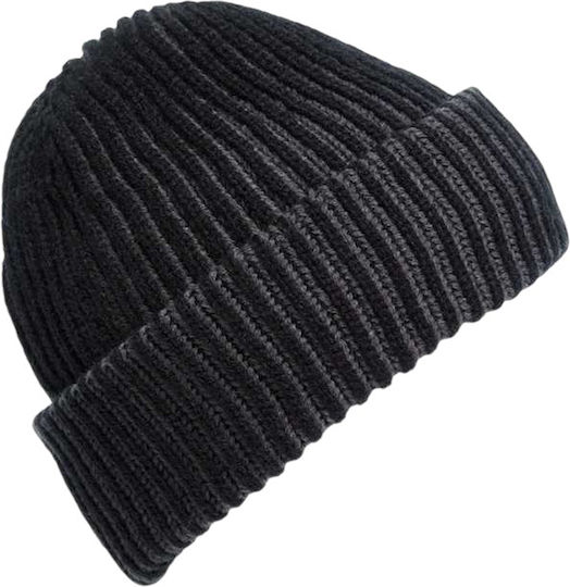 Full Beanie Ανδρικός Σκούφος Πλεκτός σε Γκρι χρώμα
