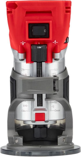 Milwaukee M18 FTR-0X Κουρευτικό Περιθωρίων 18V Χωρίς Καρβουνάκια (Brushless) Solo με Ρύθμιση Ταχύτητας και με Σύστημα Αναρρόφησης