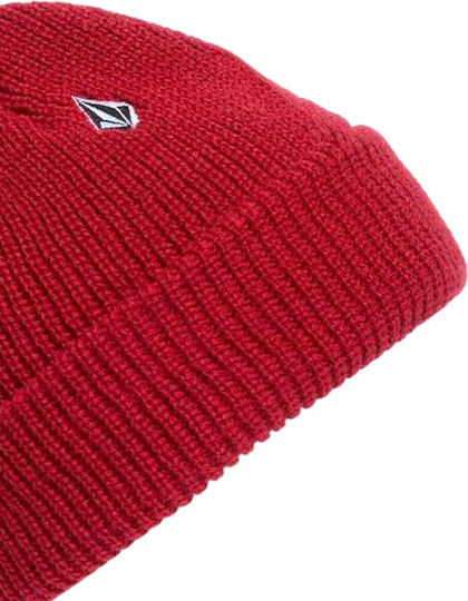 Full Beanie Männer Beanie Gestrickt in Rot Farbe