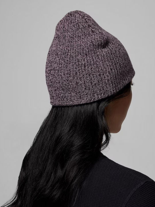 Beanie Unisex Beanie Knitted in Purple color