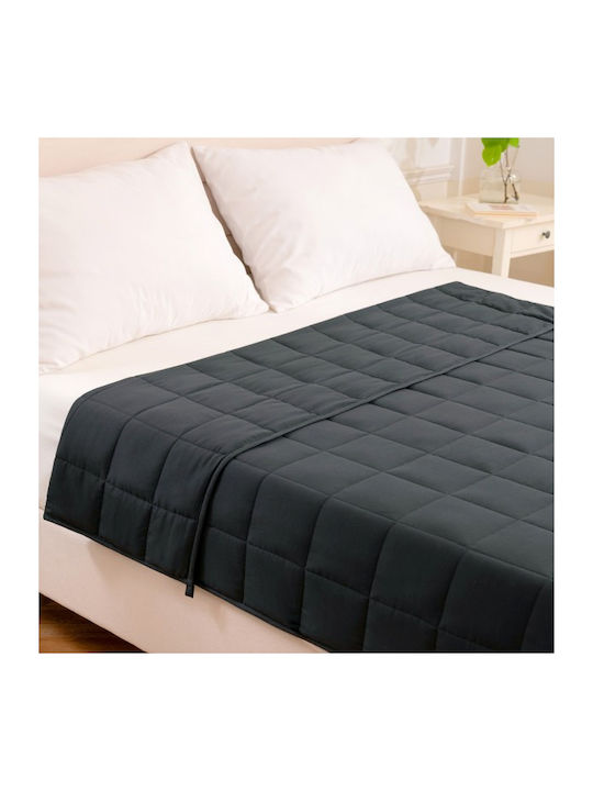 Miss Lulu Good Nite Decke Schwerkraft Moni 150x200cm Grau W-Decke-GY-200