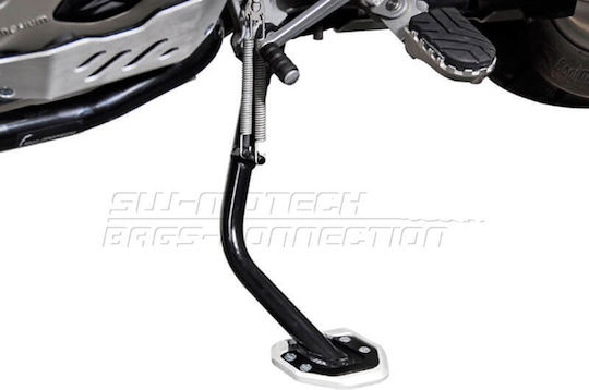 SW-Motech Motorcycle Side Stand Extension in Silver Color STS.07.102.10000/S