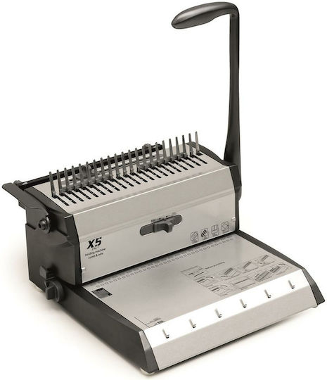 Argo Bookbinder Machine for Spirals for Maximum 20 Sheets BindownicaX5